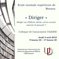 Colloque UbiDEM 2019 : Diriger